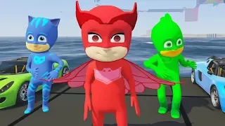 PJ Masks Mods Catboy, Owlette, Gekko (GTA 5 Mods Gameplay)