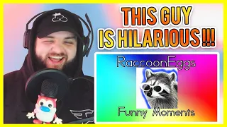 FIRST TIME Watching RaccoonEggs Funny Moments !!!