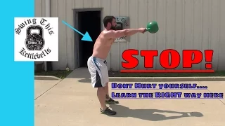 FIX Your KETTLEBELL SWING FORM : Five Tips to Prevent Injury