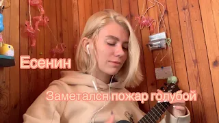 Есенин - заметался пожар голубой (на укулеле)