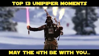Top 13 Bagpiping Unicycling Darth Vader Moments - Ultimate Unipiper Compilation