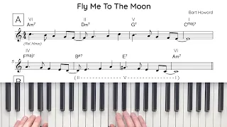 Fly Me To The Moon (B. Howard) Analysis & Tutorial | The Jazz Pursuit