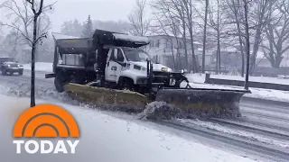 Snowstorm pummels Northeast with a foot of snow in some areas