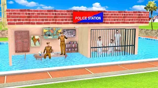 Swimming Pool Police Station Funny Comedy Video Stories