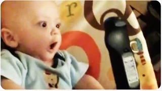Baby Goes Nuts for TV Remote | Future Couch Potato