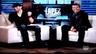 Enrique Iglesias Interview on Lopez Tonight (Part 2)