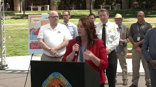 Southern Nevada officials raise awareness for heat-related illness.