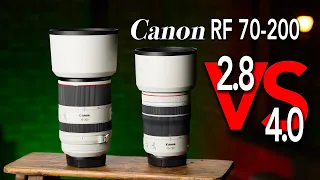 Review: Is the Canon EOS RF 70-200mm f2.8 or f4.0 a better choice for R5 studio photographers?