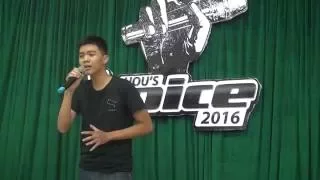 [HOU's Voice 2016 - Giấu Mặt] Can You Feel The Love Tonight - Thế Minh