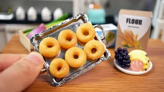 Mini Fluffy Glazed Donuts | ASMR Cooking