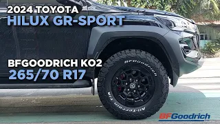 2024 Toyota Hilux GR-Sport on BFGoodrich KO2 265/70 R17 @ RNH Tire Supply