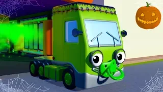 Baby Truck Halloween Song | Nursery Rhymes & Kids Songs | Gecko's Garage | Songs For Children