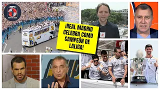 REAL MADRID festejó el título pensando en la final de CHAMPIONS ¿Lunin o Courtois? | Fuera de Juego
