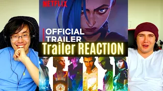 TRAILER REACTION: Arcane Trailer...A LEAGUE OF LEGENDS SHOW!!!