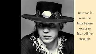 Stevie Ray Vaughn: May I Have a Talk With You [lyrics onscreen]