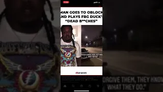 Man Goes to OBLOCK And Plays FBG DUCK’S song “DEAD BITCHES” 😬‼️