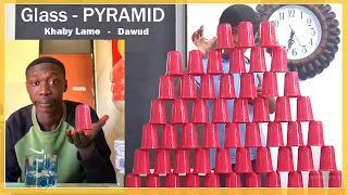 DIY Ideas Paper Cups Pyramid | Building & Construction Challenge! Do It Yourself | Khaby Lame React