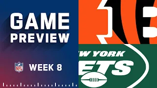 Cincinnati Bengals vs. New York Jets | Week 8 NFL Game Preview