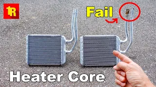 Here's Why You Don't Mess With A Heater Core!!