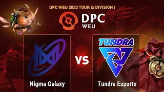 Nigma Galaxy vs Tundra Esports | Game 2 | DPC 2023 WEU Spring Tour Division I