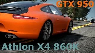 NFS The Run FPS Test | Gigabyte GTX 950 | Athlon 860K | Max Settings