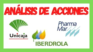 Análisis Técnico de acciones: Unicaja, Iberdrola y PharmaMar