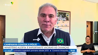 Campanha contra a poliomielite reforça a importância da vacinação