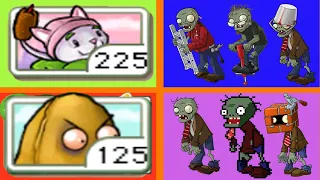 Plant vs Zombies | Army Cattail + 999 Tall-nut vs Zombies #Pvz