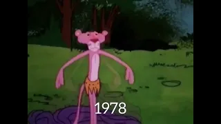 Evolution of pink Panther 1963-2022