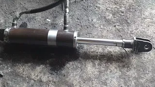 Pengetesan Hydraulic Cylinder 12Ton, Welded Mounting I Shape