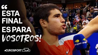 Alcaraz sends emotional message to his Hispanic supporters after semi-final victory | 2022 US Open