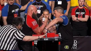 Michael Todd vs Frank Lamparelli   #armwrestling
