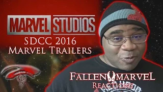 REACTION to San Diego Comic-Con 2016 Marvel Trailers