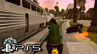 GTA San Andreas Definitive Edition - Wrong Side of The Tracks Mission Gameplay Scene (4K Remastered)