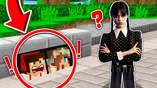 NAJLEPSZA KRYJÓWKA PRZED WEDNESDAY W MINECRAFT?! GPLAY & LUMI