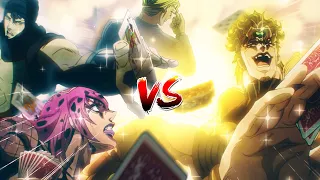 DIO vs Kars vs Diavolo vs Kira | JOJO's Bosses Bizarre Spring Festival Adventure (Meme)