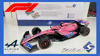 1:18 Alpine A522 (Formula 1 Saudi Arabia GP 2022) - Solido [Unboxing]