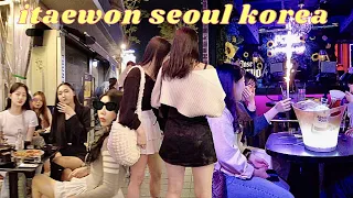 [4K itaewon class🌹멋진 이태원 거리-nightlife❤️주말에 이태원 클럽 거리 산책-itaewon street atmosphere in seoul korea