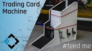 How to make a Card Feeder for a Trading Card Machine using Cardboard, Lego and a Raspberry PI