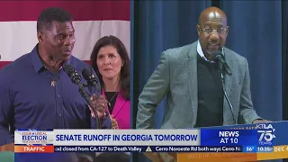 Senate runoff in Georgia Tuesday