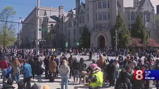 Police make roughly 47 arrests after Yale students camp outside for pro-Palestinian protest