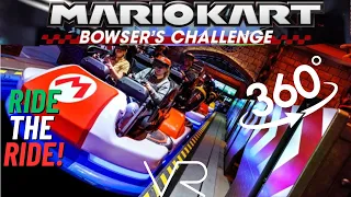 Mario Kart: Bowser's Challenge a 360 VR Experience | Universal Studios Hollywood! 2023