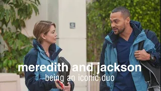 meredith and jackson being an iconic duo / humour