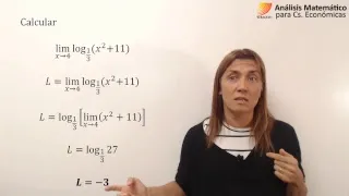 10- An. Mat. para Cs. Econ. Límites. Ejercicio sobre propiedades del límite.