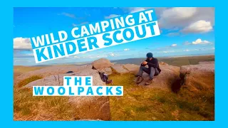 Wild Camping at Kinder Scout on The Woolpacks via Jacobs Ladder! Peak District Wild Camp