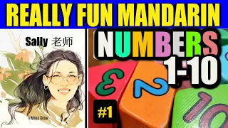 【学中文#1】Learn Numbers 1-10｜中文数字 ｜Fun Mandarin Chinese ｜美国北卡经验教中文老师｜ Learn Chinese With Sally Gouw