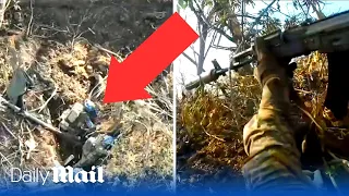 Ukraine special forces engage in brutal grenade and gun battle and met with heavy resistance