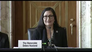 Democratic Senator questions Deb Haaland about methane policy