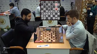 g5 Sacrifice Attacking!! Magnus Carlsen Vs Saleh Salem | World Blitz Chess Championship 2019 Round 3