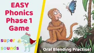 Phonics Phase 1 game | Easy Oral Blending and Segmenting